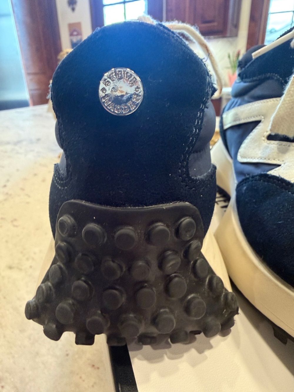 Steve Madden Navy and White Women’s Campo Sneaker Sz 9 - Picture 10 of 16